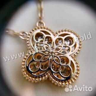 Золотая подвеска с цепочкой