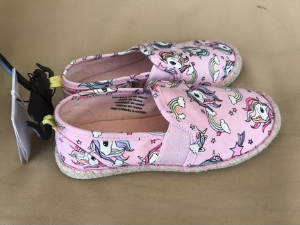 Эспадрильи H&M для девочки,30р, новые