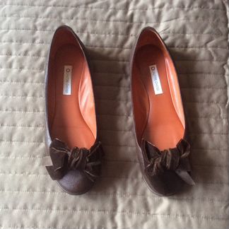 Балетки практически новые Италия