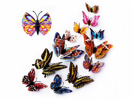 Светящийся трехмерный декор интерьера на булавке