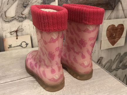 Резиновые сапоги Антилопа 27 р (17,5 см) светятся