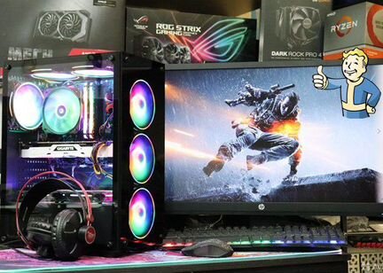 Intel i7 3900 Mhz + RX 580. Игровой пк