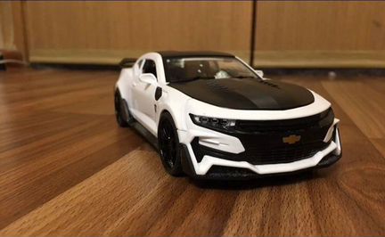 Машинка железная шевроле черная, железная