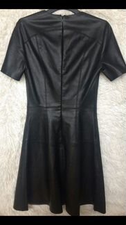 Платье из экокожи