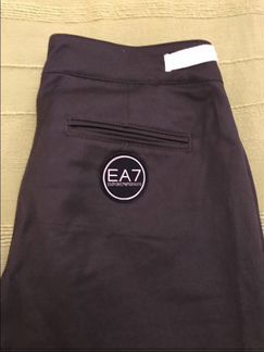 Брюки Emporio Armani графитового цвета