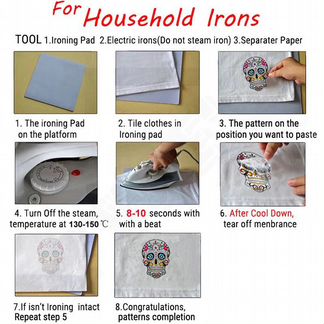 Термо переводки на ткань/розы