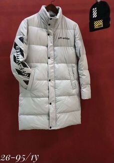Парка off white зимняя