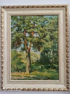 Картина маслом Сосна 30/40 в раме
