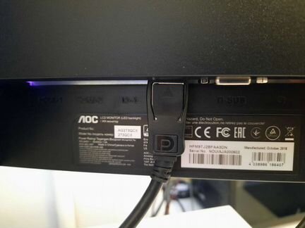 Монитор AOC agon AG273QCX до 12.12.2020