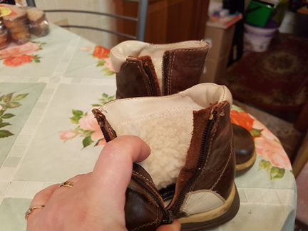 Утепленные сапожки