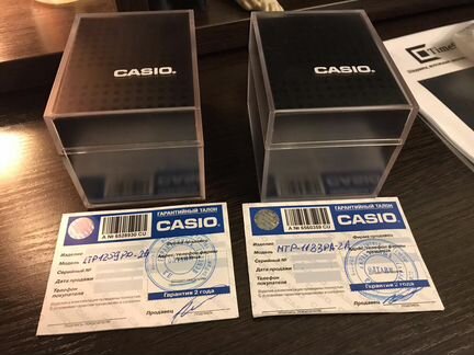 Комплект часов casio мужские и женские