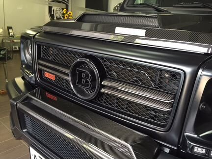 Тюнинг Mercedes G буква в решетку
