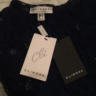 Новое синее платье с пайетками Climona (р-р 42)