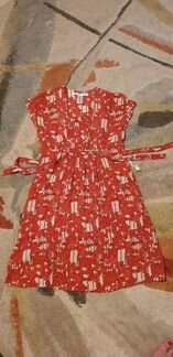 Платье DVF(шелк)