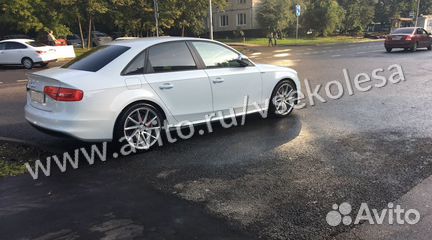 Комплект колес в сборе r18 vossen cvt серебро audi