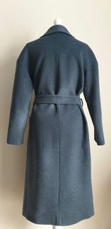 Эффектное шерстяное Пальто - халат. Франция