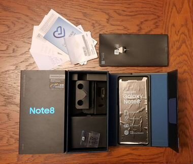 Samsung Galaxy Note8 коробка оригинал