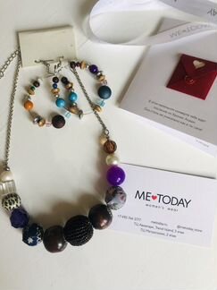 Ожерелье и серьги “Me today”