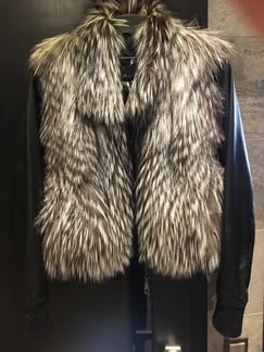 Куртка - жилет с чернобуркой 48р