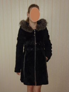 Продается шубка мутон, чернобурка, козел