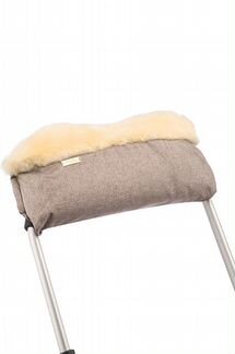 Муфта меховая. Коричневый меланж