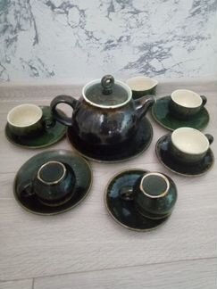 Чайник, чашки, сервиз, керамика как подарок