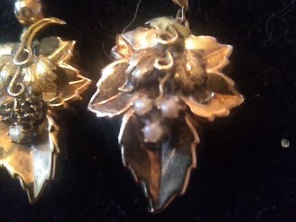 Серьги антикварные из дворца