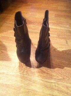 Полусапоги фирмы Tervolina, р. 41 натур кожа