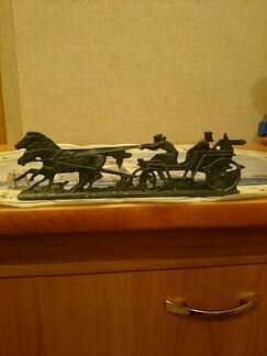 Тачанка игрушка СССР, медь