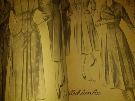 Журнал мода 1950 х Modenschau Германия винтаж