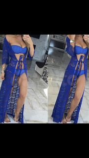 Халат кружево новый S