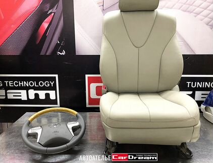 Кожаные сиденья Toyota Camry v40