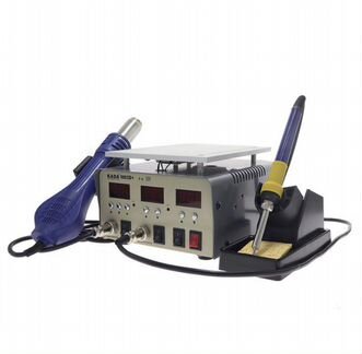 Паяльная станция kada 9803d 3 в 1 фен,паяльник, се