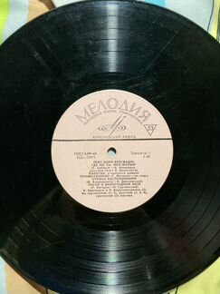 Виниловая пластинка Поет Нани Брегвадзе