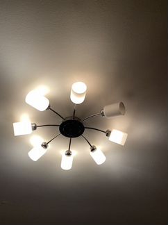 Люстра 8 ламп галогеновые