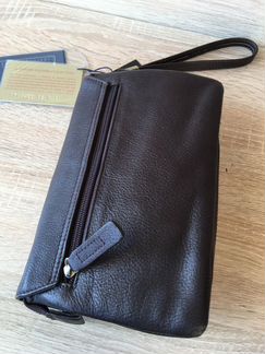 Мужской клатч визитка из натуральной кожи