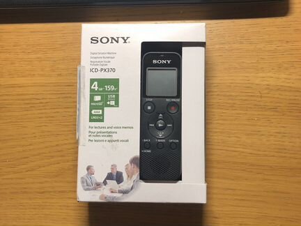 Цифровой диктофон sony icd-px370