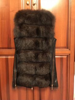 Жилет из песца под соболь