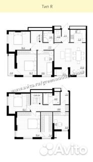 5-к квартира, 137 м², 15/15 эт.