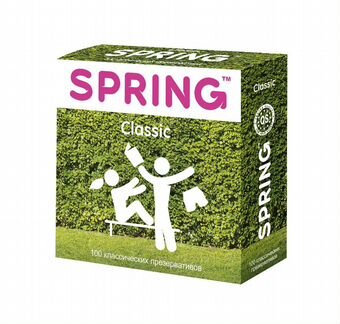 Классические презервативы spring classic - 100 шт