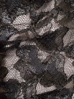 Чёрное платье мини со стразами 48 размер L