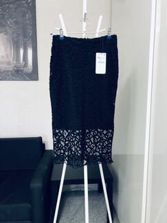 Юбка-карандаш новая кружевная Zara