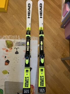 Горные лыжи head 165 i sl пробег 1,5 часа в канте