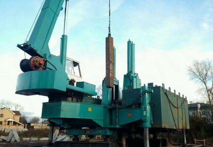 Выполнение работ на сваевдавливающей установке