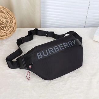 Сумка поясная Burberry черная