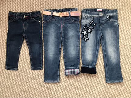Джинсы на девочку 98 размер