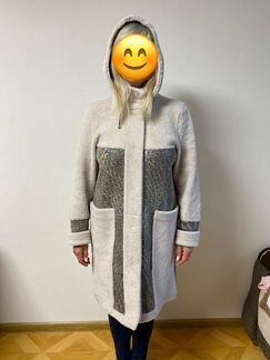 Дубленка двусторонняя- пальто