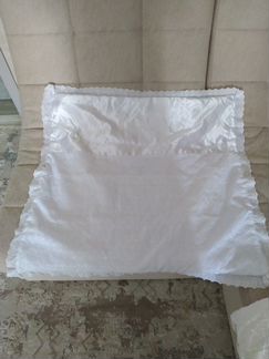 Одеяло и подушечка в коляску