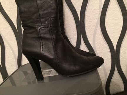 Сапоги демисезонные натуральная кожа 37 размера