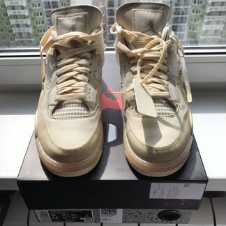 Nike Jordan 4 Retro Off-White Sail 8.5US/41RU/42EU